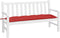 vidaXL - Tuinbankkussen - 150x50x7 - cm - oxford - stof - rood