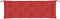 vidaXL - Tuinbankkussen - 150x50x7 - cm - oxford - stof - rood