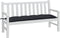 vidaXL - Tuinbankkussen - 150x50x7 - cm - oxford - stof - ruitpatroon - zwart