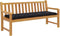 vidaXL - Tuinbankkussen - 150x50x7 - cm - oxford - stof - ruitpatroon - zwart