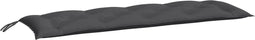 vidaXL - Tuinbankkussen - 150x50x7 - cm - oxford - stof - antracietkleurig