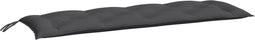 vidaXL - Tuinbankkussen - 150x50x7 - cm - oxford - stof - antracietkleurig