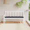 vidaXL - Tuinbankkussen - 150x50x7 - cm - oxford - stof - antracietkleurig
