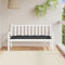 vidaXL - Tuinbankkussen - 150x50x7 - cm - oxford - stof - zwart