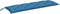 vidaXL - Tuinbankkussen - 150x50x7 - cm - stof - gemêleerd - blauw