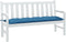 vidaXL - Tuinbankkussen - 150x50x7 - cm - stof - gemêleerd - blauw