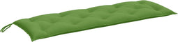 vidaXL - Tuinbankkussen - 150x50x7 - cm - stof - gemêleerd - groen