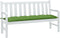 vidaXL - Tuinbankkussen - 150x50x7 - cm - stof - gemêleerd - groen