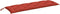vidaXL - Tuinbankkussen - 150x50x7 - cm - stof - gemêleerd - rood