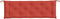 vidaXL - Tuinbankkussen - 150x50x7 - cm - stof - gemêleerd - rood
