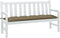 vidaXL - Tuinbankkussen - 150x50x7 - cm - stof - gemêleerd - taupe