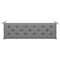 vidaXL - Tuinbankkussen - 180x(50+50)x7 - cm - oxford - stof - grijs