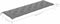 vidaXL - Tuinbankkussen - 180x(50+50)x7 - cm - oxford - stof - grijs