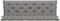vidaXL - Tuinbankkussen - 180x(50+50)x7 - cm - oxford - stof - grijs