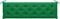 vidaXL - Tuinbankkussen - 180x(50+50)x7 - cm - oxford - stof - groen