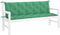 vidaXL - Tuinbankkussen - 180x(50+50)x7 - cm - oxford - stof - groen