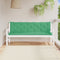vidaXL - Tuinbankkussen - 180x(50+50)x7 - cm - oxford - stof - groen