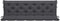vidaXL - Tuinbankkussen - 180x(50+50)x7 - cm - oxford - stof - antracietkleurig