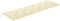 vidaXL - Tuinbankkussen - 180x(50+50)x7 - cm - oxford - stof - crèmewit