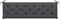 vidaXL - Tuinbankkussen - 180x(50+50)x7 - cm - oxford - stof - antracietkleurig