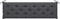 vidaXL - Tuinbankkussen - 180x(50+50)x7 - cm - oxford - stof - antracietkleurig
