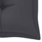 vidaXL - Tuinbankkussen - 180x(50+50)x7 - cm - oxford - stof - antracietkleurig