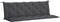vidaXL - Tuinbankkussen - 180x(50+50)x7 - cm - oxford - stof - antracietkleurig