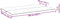 vidaXL - Tuinbankkussen - 180x(50+50)x7 - cm - oxford - stof - antracietkleurig