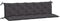 vidaXL - Tuinbankkussen - 180x(50+50)x7 - cm - oxford - stof - antracietkleurig