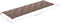 vidaXL - Tuinbankkussen - 180x(50+50)x7 - cm - oxford - stof - taupe
