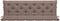vidaXL - Tuinbankkussen - 180x(50+50)x7 - cm - oxford - stof - taupe