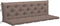 vidaXL - Tuinbankkussen - 180x(50+50)x7 - cm - oxford - stof - taupe