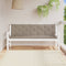 vidaXL - Tuinbankkussen - 180x(50+50)x7 - cm - oxford - stof - taupe