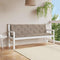 vidaXL - Tuinbankkussen - 180x(50+50)x7 - cm - oxford - stof - taupe