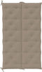 vidaXL - Tuinbankkussen - 180x(50+50)x7 - cm - oxford - stof - taupe