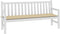 vidaXL - Tuinbankkussen - 180x50x3 - cm - oxford - stof - beige