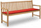 vidaXL - Tuinbankkussen - 180x50x3 - cm - oxford - stof - rood