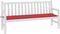 vidaXL - Tuinbankkussen - 180x50x3 - cm - oxford - stof - rood