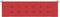 vidaXL - Tuinbankkussen - 180x50x3 - cm - oxford - stof - rood
