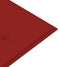 vidaXL - Tuinbankkussen - 180x50x3 - cm - oxford - stof - rood