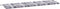 vidaXL - Tuinbankkussen - 180x50x3 - cm - oxford - stof - ruitpatroon - grijs