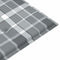 vidaXL - Tuinbankkussen - 180x50x3 - cm - oxford - stof - ruitpatroon - grijs