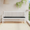 vidaXL - Tuinbankkussen - 180x50x3 - cm - oxford - stof - zwart