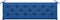 vidaXL - Tuinbankkussen - 180x50x7 - cm - oxford - stof - blauw