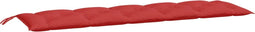 vidaXL - Tuinbankkussen - 180x50x7 - cm - oxford - stof - rood