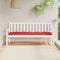 vidaXL - Tuinbankkussen - 180x50x7 - cm - oxford - stof - rood