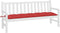 vidaXL - Tuinbankkussen - 180x50x7 - cm - oxford - stof - rood