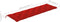 vidaXL - Tuinbankkussen - 180x50x7 - cm - oxford - stof - rood