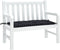 vidaXL - Tuinbankkussen - 180x50x7 - cm - oxford - stof - ruitpatroon - zwart