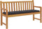 vidaXL - Tuinbankkussen - 180x50x7 - cm - oxford - stof - ruitpatroon - zwart